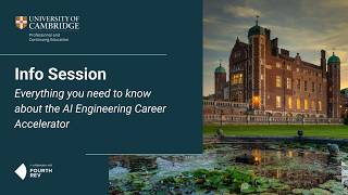 Become an AI engineer: Cambridge PACE info session | AI Engineering Career Accelerator