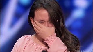 Roberta Battaglia: 10 Years Old? 😱 AMAZING Voice Earns Golden Buzzer!| America's Got Talent 2020