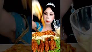닭발&amp;주먹밥은 제발 이렇게 드세요🐓자스민공주 닭발먹방