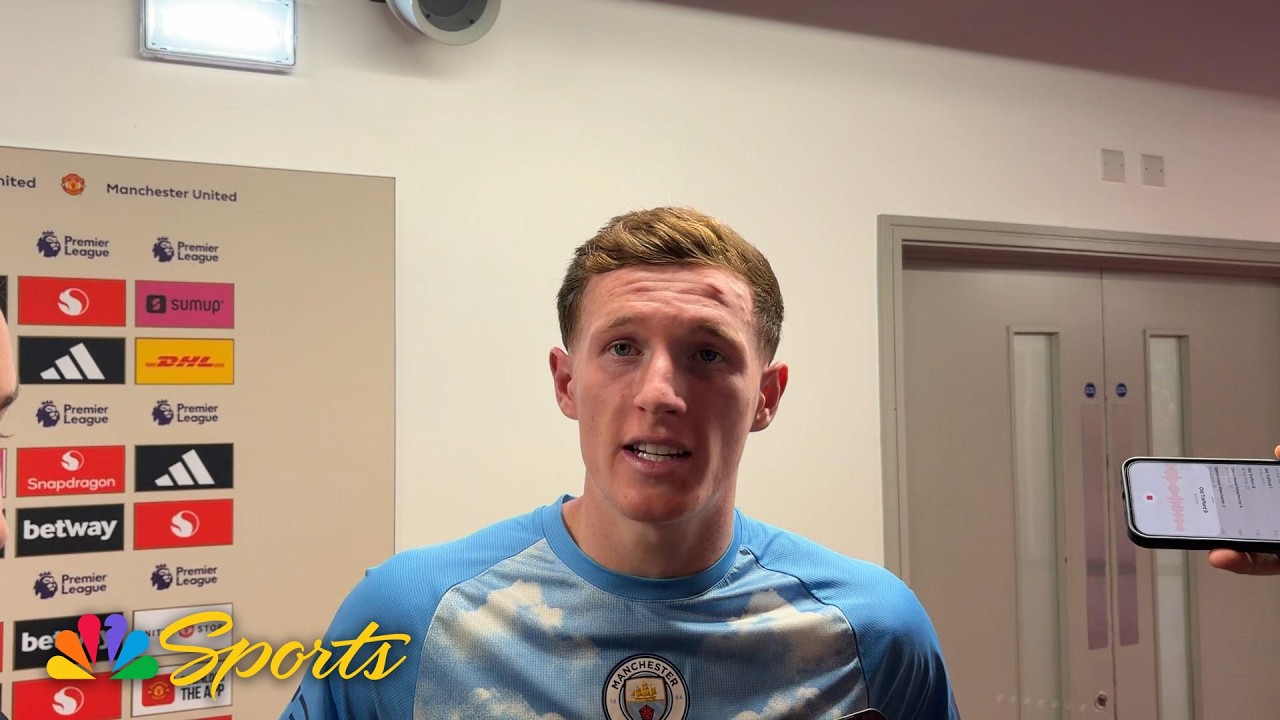 Elliot Anderson 'gave everything' to help Manchester City win | Pro Soccer Talk | NBC Sports