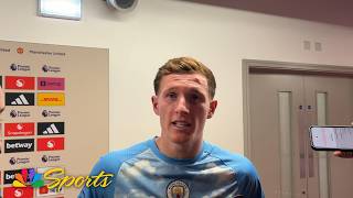 Elliot Anderson 'gave everything' to help Manchester City win | Pro Soccer Talk | NBC Sports