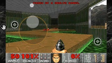 Doom Unity Ports E1M1 Hangar on  Android SpeedRun 12:37 sec