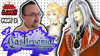 Castlevania: Harmony of Dissonance - Full Playthrough Ep. 2 - FeralInferno Live!!