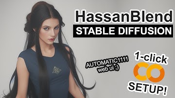 HassanBlend - Stable Diffusion 1-CLICK Google Colab Setup