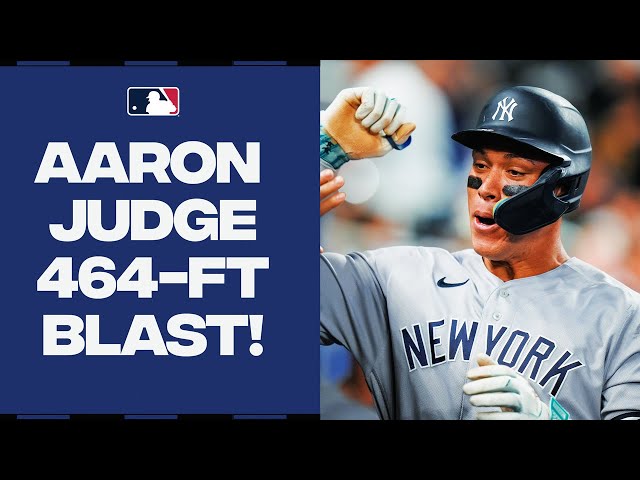 Aaron Judge DEMOLISHES ball to DEAD CENTER! 464 feet! 