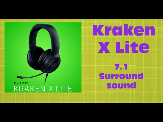 Razer Kraken X Lite Ultralight Gaming Headset Review [2022] - Appuals