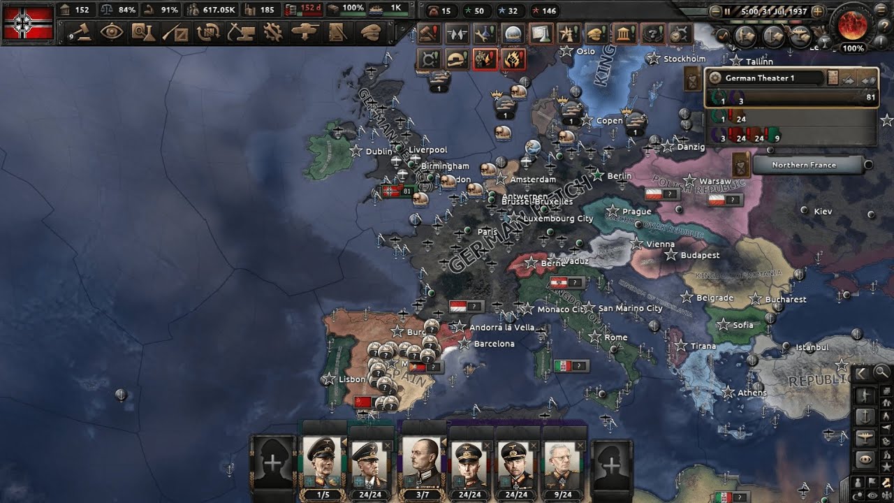 Operation Sea Lion - Beat the UK Before 1938 | HOI4