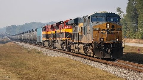 Several November CSX Abbeville Sub Trains (Incl. KCS, YN2 SD40-2, and More)