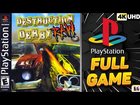 Destruction Derby Raw | PS1 | 4K60ᶠᵖˢ UHD🔴| Longplay Walkthrough Playthrough Full Movie Game