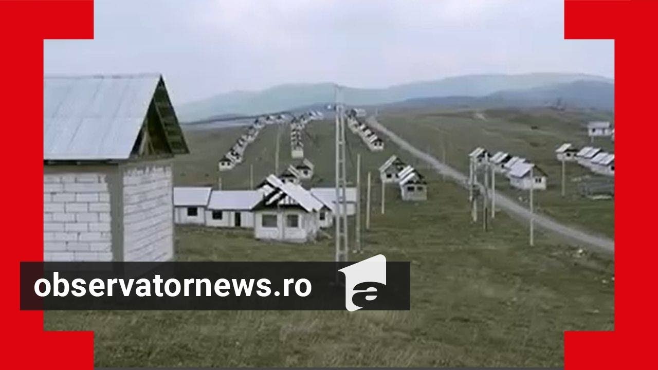 Case de 250 de euro într-un sat fantomă din România. De 16 ani nimeni nu a mai locuit în ele