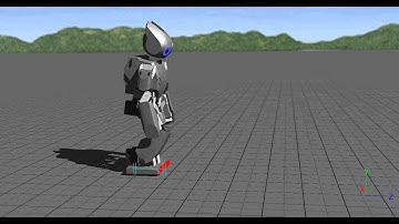 DARwIN-OP with hand-tuned parameters