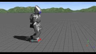 DARwIN-OP with hand-tuned parameters