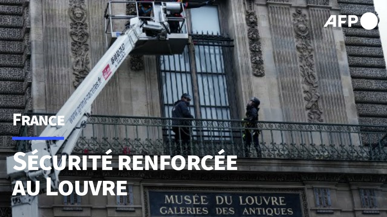 Louvre: une grille installée sur la fenêtre du vol | AFP