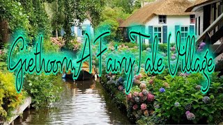 Giethoorn, The Village Without Roads Located in the Northeastern Part of The Netherlands.