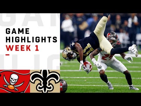 Buccaneers vs. Saints Week 1 Highlights | NFL 2018