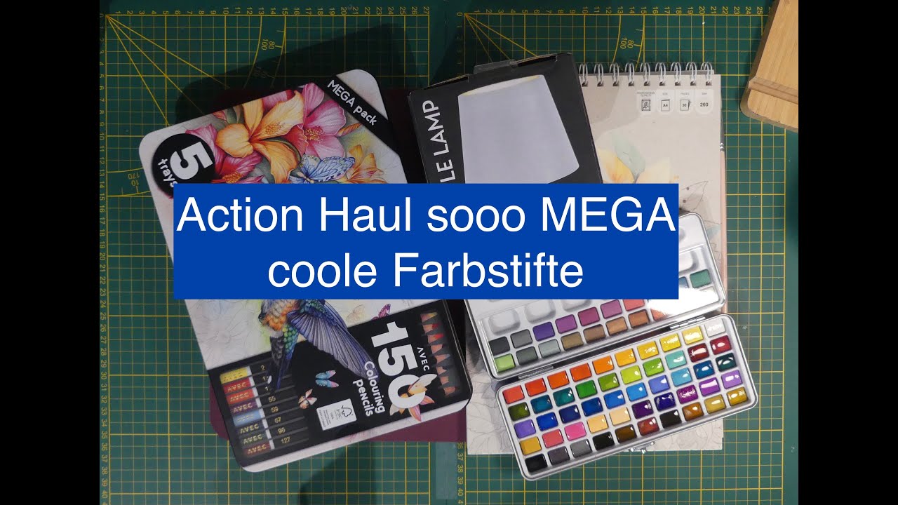 Action Haul, so mega Farbstifte 150 Stück in einer Metallbox, ich teste sie für Euch!!!