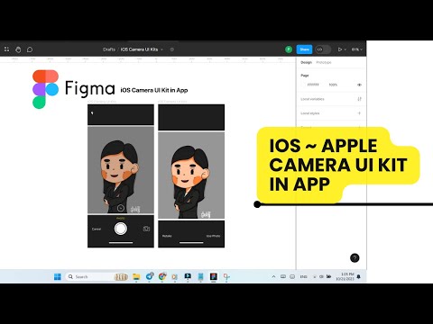 iOS Camera UI Kit on Figma