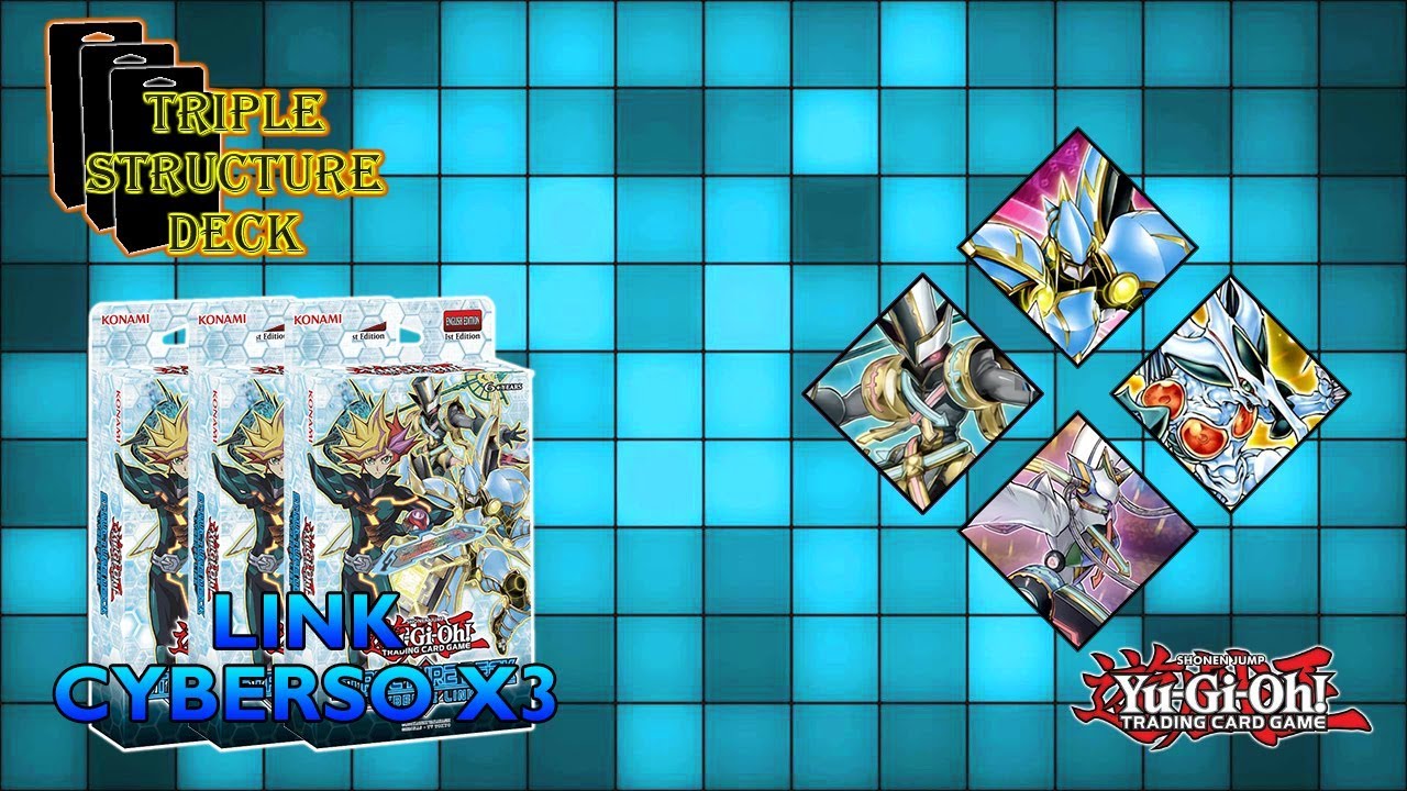 Triple Structure Deck LINK CYBERSE + EXPLANATION YGO PRO & DECKLIST