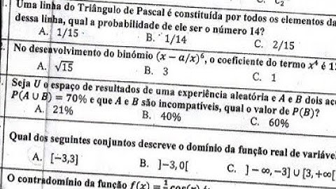 Exercícios resolvidos De Triângulo de Pascal de 2022 a 2024( Matemática UEM)
