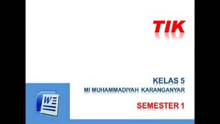 Materi tik smt 1 part -