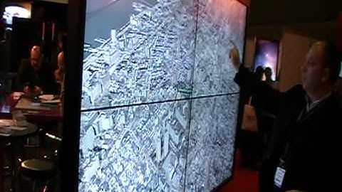 google earth 3d on multi touch screen