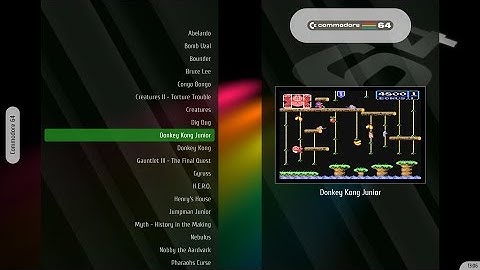 RetroJoyBox - Retro Gaming Frontend: Set for VICE emulator (Commodore 64)