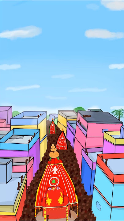 Jagannath rath yatra 🙏 #shorts #animation #art #jagannath #rathyatra #rathyatra2025
