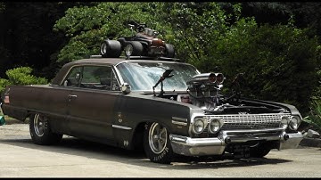 NASTY 63 IMPALA 468 BBC 650 HP, TUNNEL RAM OPEN HEADERS CRAZY