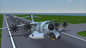 Runway collision compilation in Turboprop Flight Simulator