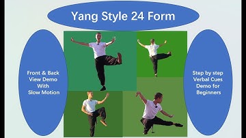 Yang Style 24 Form Tai Chi Chuan | Front & Back View with Verbal Cues for Easy Learning