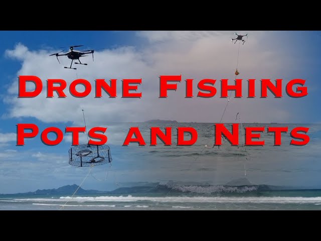 Taking Crab Pots and Fishing Set Nets Out With A Drone! AEE Condor