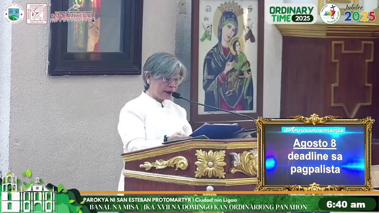BANAL NA MISA | IKA-XVII NA DOMINGO KAN ORDINARIONG PANAHON
