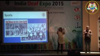 Sakeela's Lecture for Deaf Expo 2015 at Coimbatore, India