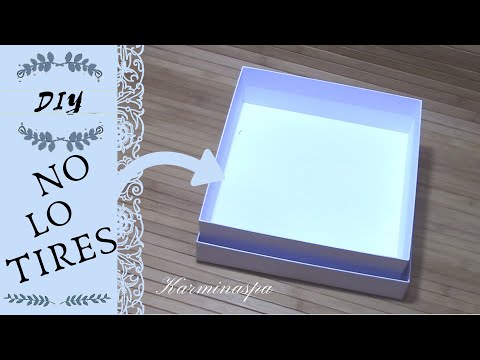 DIY. SPECTACULAR. How to DECORATE a BOX with decoupage and different materials. CREATIVE RECYCLING.