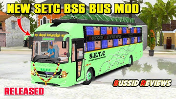 🎀🤩NEW SETC Prakash Vega Bs6 Non Ac Bus Mod Released😍😎