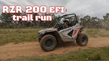 POLARIS RZR 200 - We test out our new beast at the tracks
