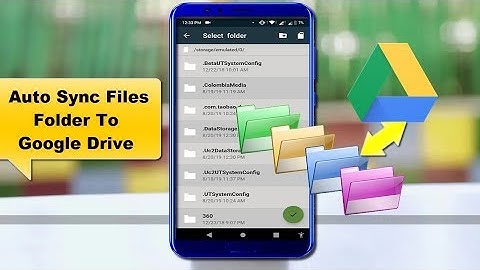 How to Auto Sync File, Folder to Google Drive in Android