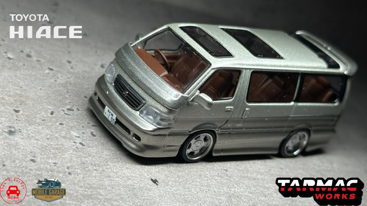 1/64 Tarmac Works Toyota Hiace Wagon Custom - YouTube