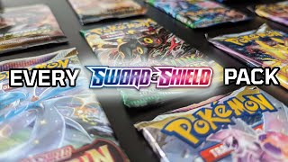 Opening EVERY Pack | Pokémon Sword & Shield Era