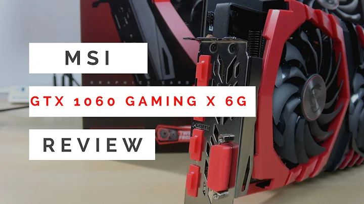 Unveiling the MSI GTX 1060 Gaming X6G: Performance & Value