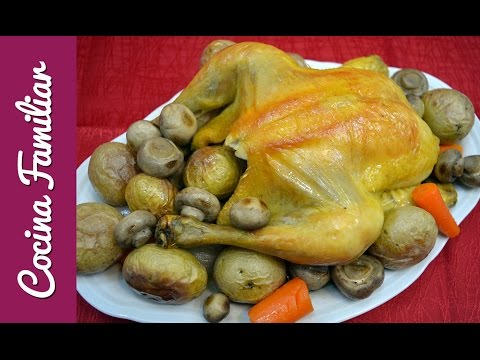 Pollo asado en su jugo para dieta  | Recetas caseras paso a paso con Javier Romero