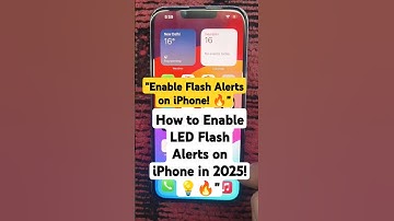 💥"iPhone LED Flash for Alerts 2025💥 | Secret iPhone Trick You Must Try!"