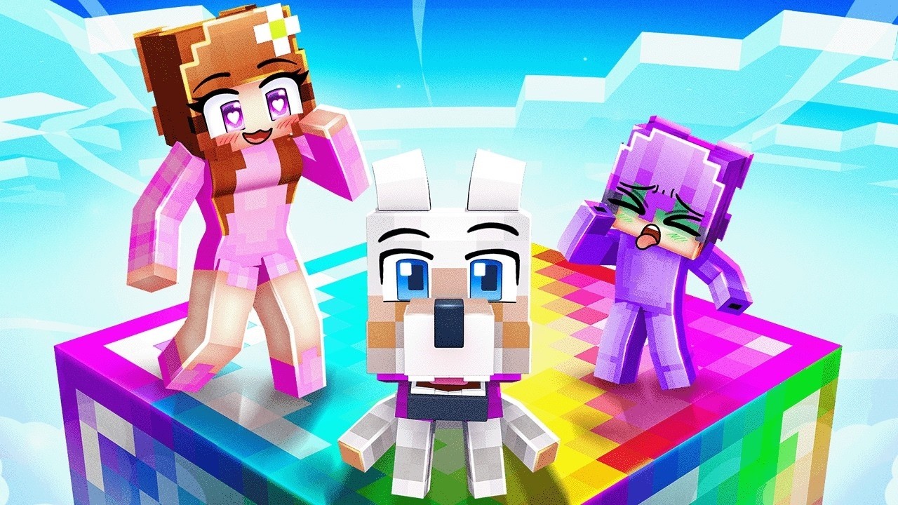 Pretending to be a BABY PUPPY on an OP One Chunk... @dash-mc Re-Edit