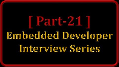 Pointer in Arrays || Part 21 - Interview Questions & Tips for Embedded Developer