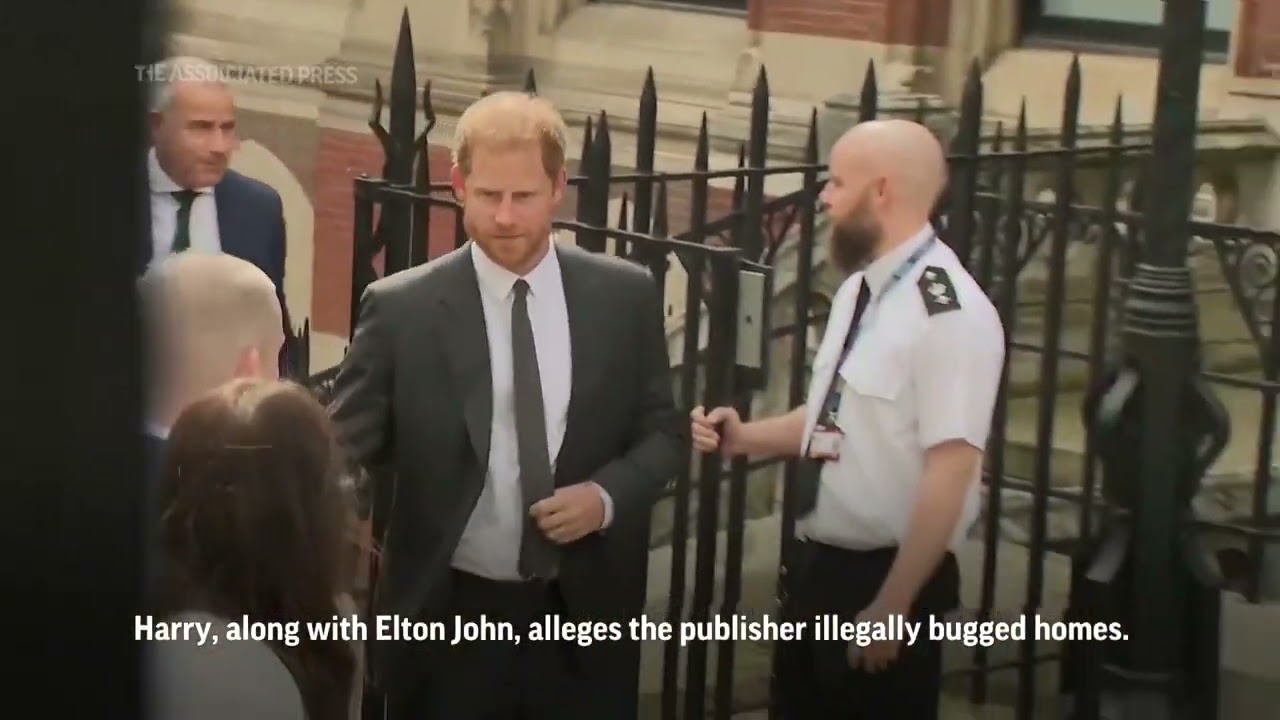 Prince Harry arrives at the High Court for the final day of arguments in the case brought against As