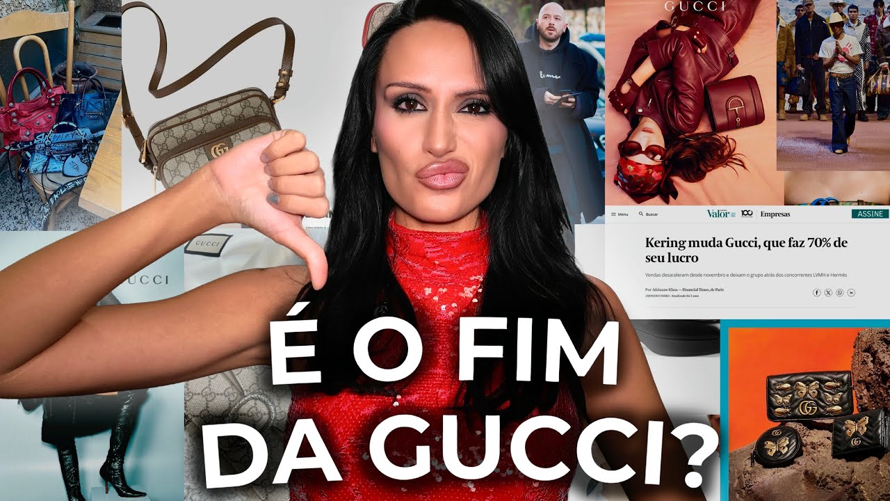 O FIM DA ERA GUCCI: DE MAIS POPULAR DO LUXO A FLOP HISTÓRICO SERÁ QUE DEMNA INICIA UMA NOVA ERA?