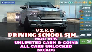 Driving School Sim || MOD APK V2.8.0 UNLIMITED CASH & COINS  ALL CARS UNLOCKED LINK IN DESCRIPTION screenshot 3