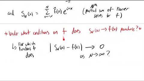 Lecture 19: Pointwise and Uniform convergence of Fourier series
