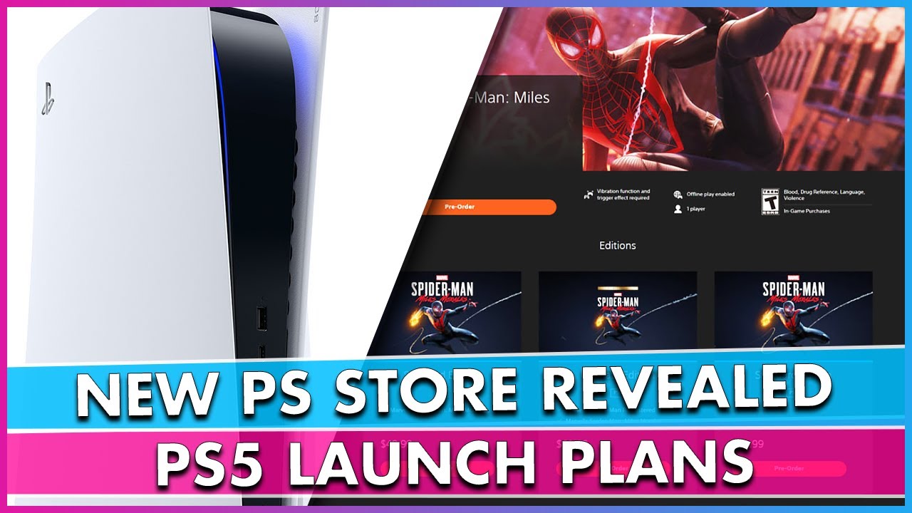 New PlayStation Store Revealed, PS5 Launch Plans and More YouTube