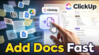 Add Docs In ClickUp [Fast-Track]